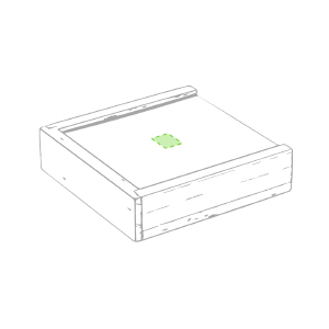 Sulla parte superiore