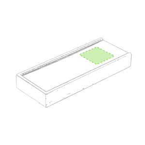 Sulla parte superiore