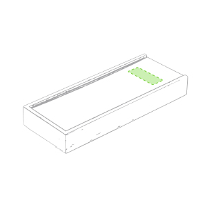 Sulla parte superiore