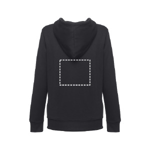 Giacca con cappuccio schiena/spalle
