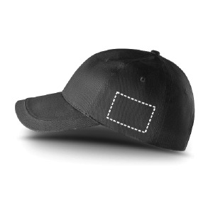 Cappellino con visiera pannello sinistro