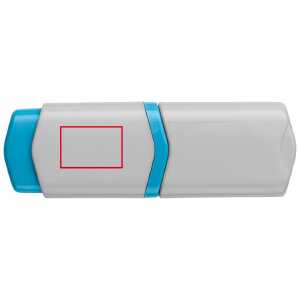 indicatore di testo blu lato 1