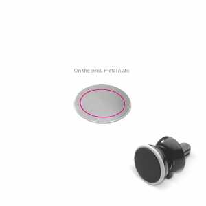 Sulla piccola placca di metallo