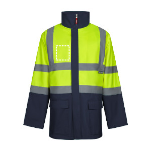 Cappotto ad alta visibilità schiena/spalle