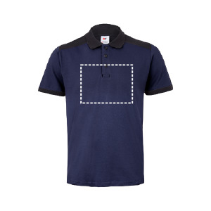 Polo manica corta petto