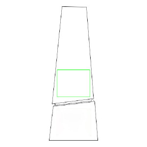 Parte superiore oggetto