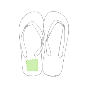 Tallone del sandalo sinistro