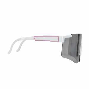 1 cm dalla cerniera destra