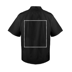 Camicia a maniche corte schiena/spalle