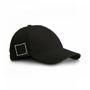 Posizione di stampa cappellino con visiera laterale con transfer digitale