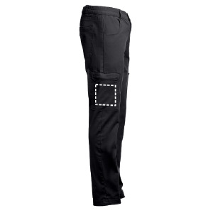 Posizione di stampa pantaloni tasca laterale