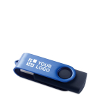 Chiavette usb promozionali con clip a colori corpo in gomma Colorclip color blu