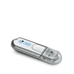 Memorie usb personalizzate economiche in plastica trasparente Infotech color argento