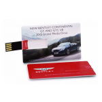 Tessera usb classica personalizzata con stampa digitale color bianco