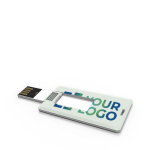 Tessere USB card personalizzate in formato piccolo con logo USB Mini color bianco