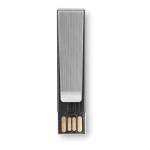 Memoria usb personalizzata dettagli colorati con clip Metalclip color nero
