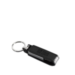 Portachiavi con usb in metallo e pelle resistenti ed eleganti MAGRING color nero
