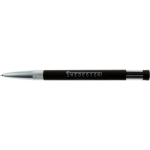 Penna usb con logo in metallo cromato opaco LUX color nero