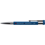 Penna usb con logo in metallo cromato opaco LUX color blu