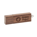 Usb promozionale ecologica in legno velocità 3.0 Ecológico 3.0 color legno scuro