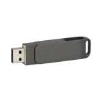 Memorie usb personalizzate di metallo clip giratoria 360º Metalgyr color titanio