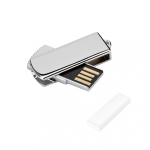 Usb gadget da personalizzare in metallo Connessione UDP Metalpivot color argento