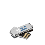 Usb gadget da personalizzare in metallo Connessione UDP Metalpivot color argento
