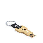 Pendrive promozionale con logo a forma di chiave Portachiavi Usb Key color naturale