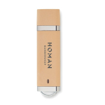 Chiavetta usb eco personalizzata in paglia e PP Ecostyle color beige