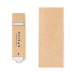 Chiavetta usb eco personalizzata in paglia e PP Ecostyle color beige