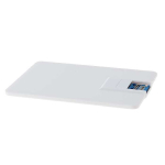 Tessera USB 3.0personalizzata con un connettore USB ed uno di tipo C color bianco