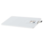 Tessera USB 3.0personalizzata con un connettore USB ed uno di tipo C color bianco