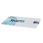 Tessera USB 3.0personalizzata con un connettore USB ed uno di tipo C color bianco