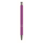 Penna promozionale in alluminio con inchiostro blu Aster terza vista