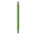 Penna promozionale in alluminio con inchiostro blu Aster terza vista