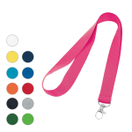 Lanyard economici personalizzati su un lato largo 20 mm BasicStyle vari colori