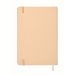Taccuino con elastico A5 soft-touch con elastico pagine neutre Sketch terza vista