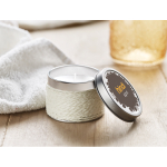 Candele profumate in barattolino di alluminio con corde Fragrance color bianco terza vista principale