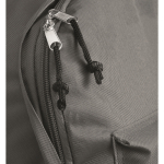 Zaino personalizzato in colori vivaci con tasca esterna School Color color grigio scuro