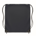 Zainetto a sacca personalizzato più colori in poliestere 190T Urban color blu mare seconda vista