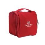 Beauty case da viaggio con vari scomparti e tasche in rete ExtraLarge color rosso