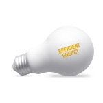 Antistress gadget con logo a forma di lampadina ZenBulb color bianco seconda vista principale