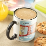 Tazza per sublimazione ceramica con manico colorato 300ml Sublim Color color nero seconda vista ambiente 2