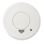 Rilevatore fumo fotoelettrico con luce rossa lampeggiante SmokeGuard color bianco seconda vista