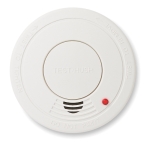 Rilevatore fumo fotoelettrico con luce rossa lampeggiante SmokeGuard color bianco terza vista