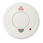Rilevatore fumo fotoelettrico con luce rossa lampeggiante SmokeGuard color bianco terza vista principale