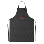 Grembiuli con il logo dell'azienda 190 g/m² con 2 tasche frontali Topchef color nero vista principale