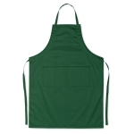 Grembiuli con il logo dell'azienda 190 g/m² con 2 tasche frontali Topchef color verde
