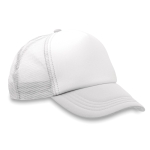 Cappello trucker in tanti colori con retina chiusura a strappo MidTown color bianco