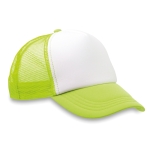 Cappello trucker in tanti colori con retina chiusura a strappo MidTown color verde fluorescente